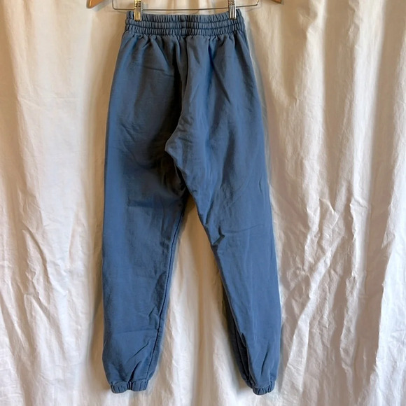 Pas Une Marque Paris Angel & Letters Heather Blue RTW Jogger Sweatpants - Picture 8 of 10